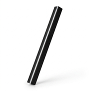 Solyellea Linear LED outdoor wall light, matte black bar, on white background